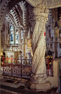 Rosslyn chapel apprentice pillar scotland