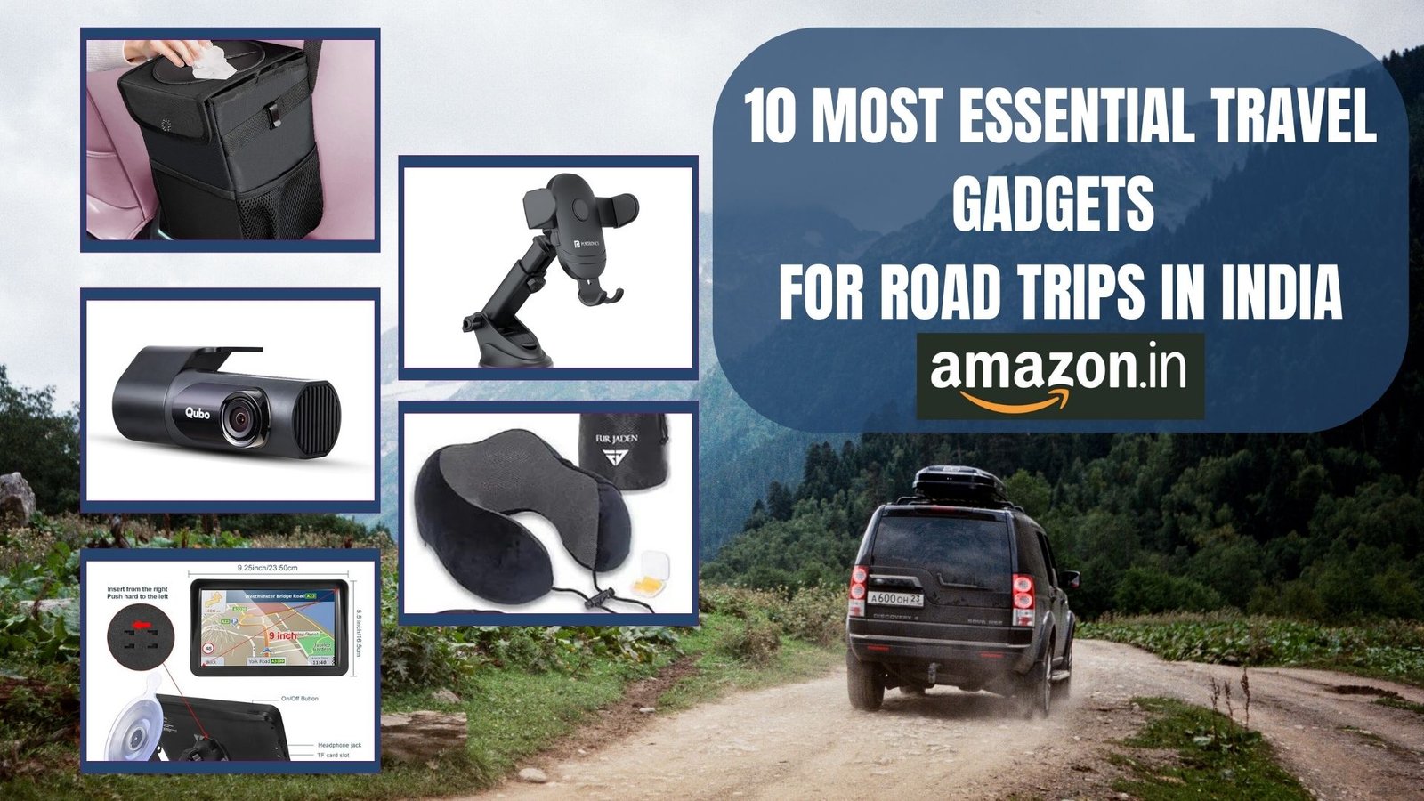 Essential Travel Gadgets For Road Trips in India on Amazon