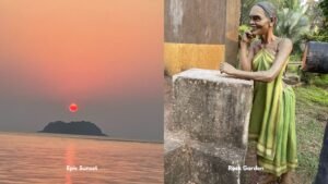 Epic Sunset and Rock Garden