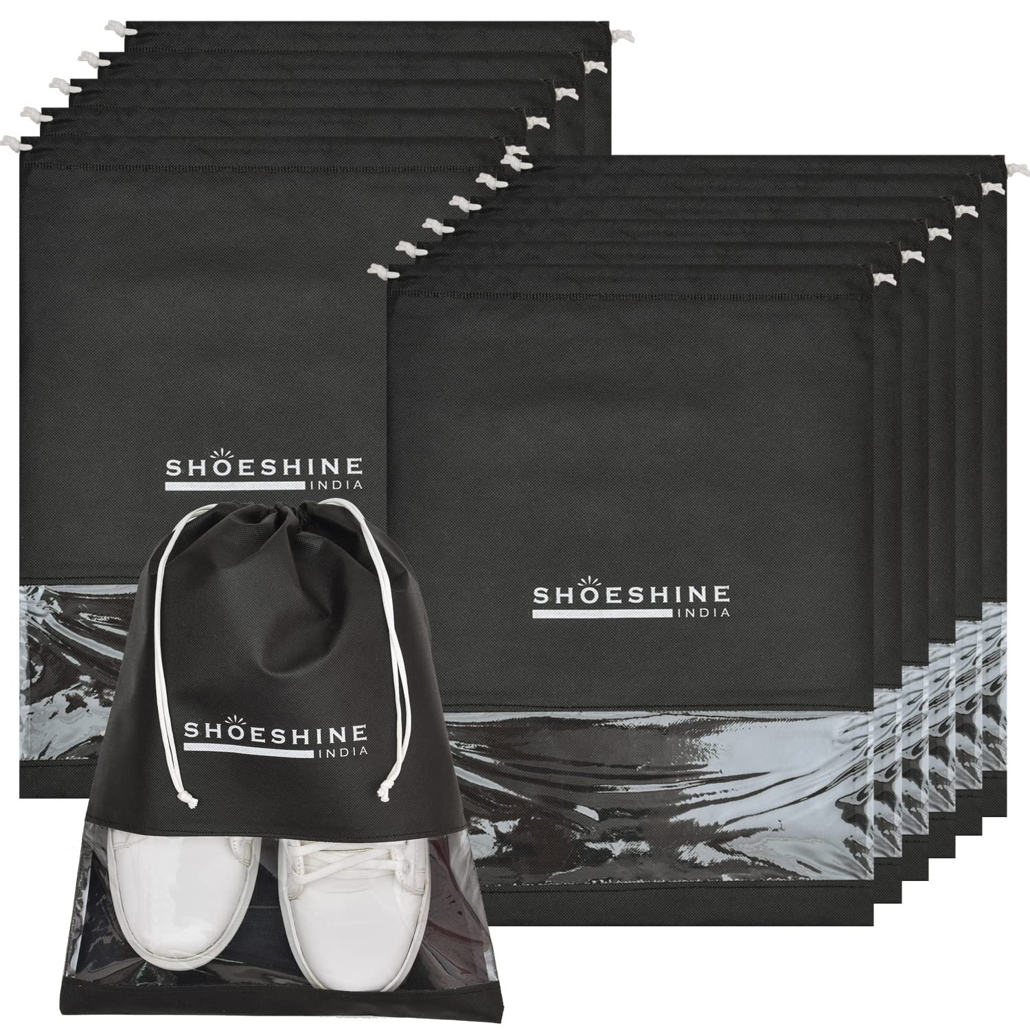 SHOESHINE Shoe Bag for Storage Shoes for Men and Women Travel Essentials