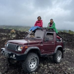 Bali Indonesia Travelogue - Black lave field of Mount Batur