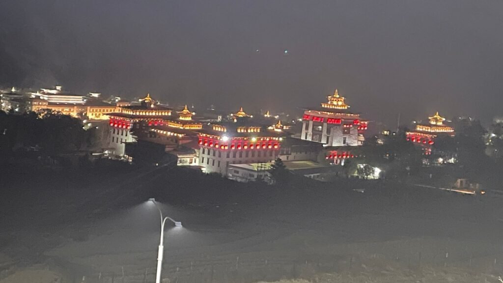 Bhutan Travelogue Thimpu by Night