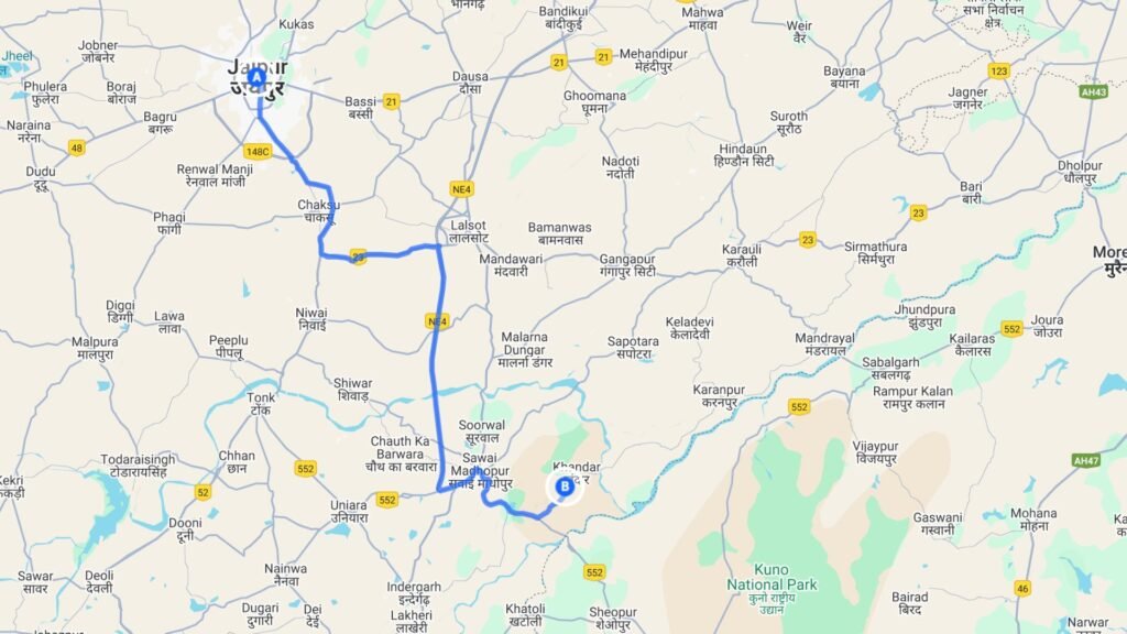 Jaipur to Ranthambore Best Road Trips in India by Car