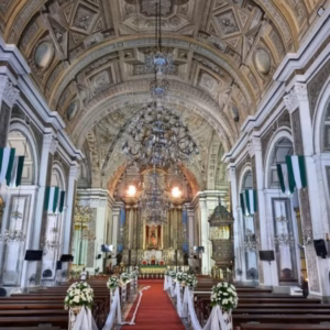 San Augustin, Baroque vaulted ceiling - Echoes of Stones Travelogue