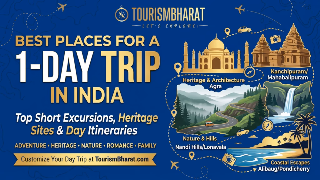 Best Places for a 1 Day Trip from Major Indian Metro Cities