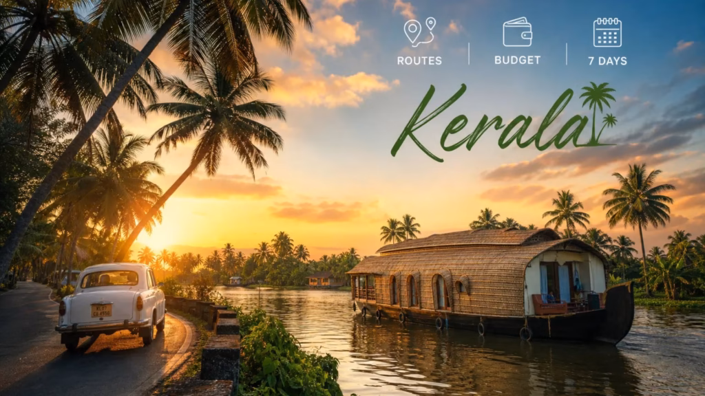 Kerala Holiday Itinerary 7 Days, Real Routes & Budgets