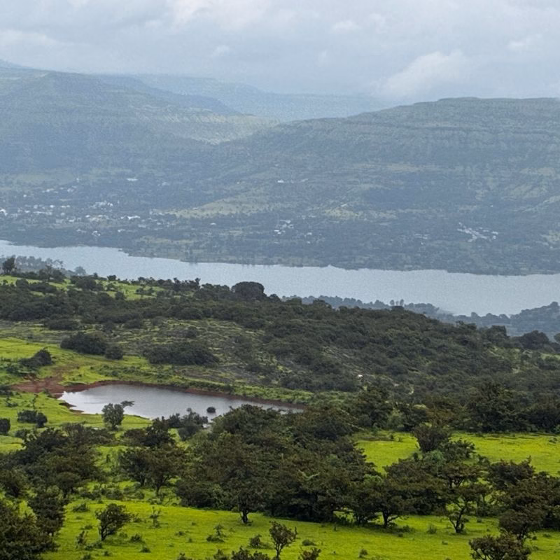 Kanher Dam at Kaas Plateau